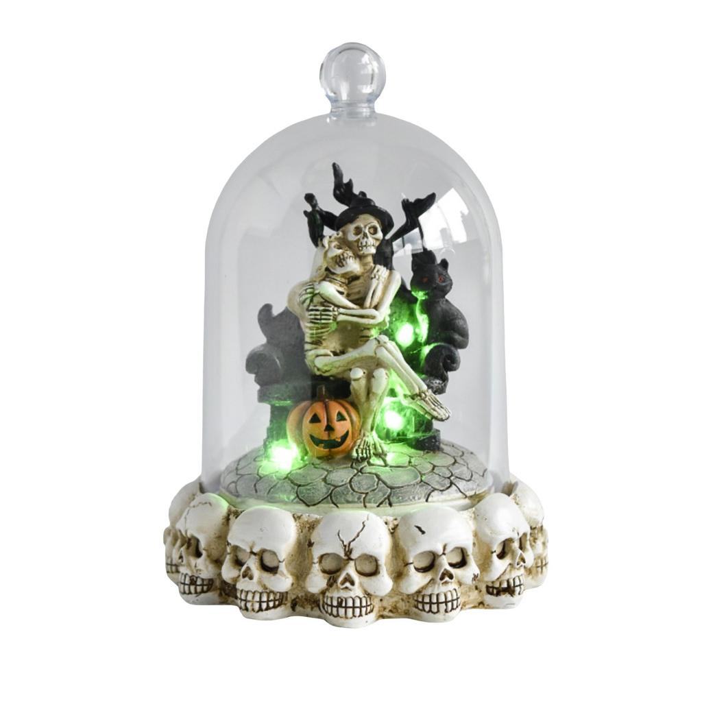 New Halloween Couple Skeleton Resin Craft Ornament Ghost House Festival Atmosphere Decoration Horror Decorated Halloween Gifts