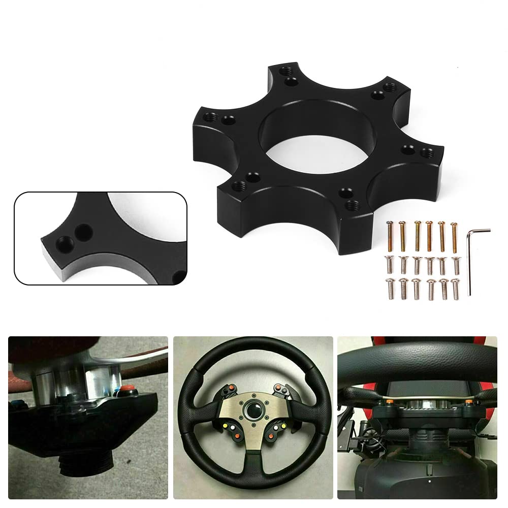 Steering Steering Adapter Replacement Steering Plate Aluminum 70mm Applicable to