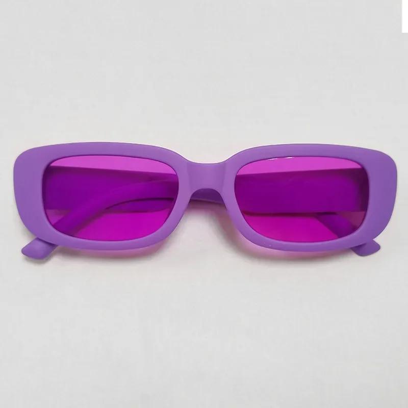 New Vintage Oval Sunglasses Woman Luxury Brand Small Rectangle Sun Glasses Female Small Ellipse Eyewear Uv400