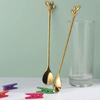 6 Pack Tableware Dessert Spoons Stirring Spoon for Kitchen Stirring Mixing Sugar