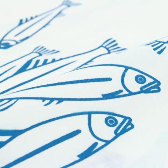 Dyeing Anbo Hand Towel River Authentic Dyed Cotton Tokuoka Made in Japan 35cm x 100cm "Ayu Blue" 100%