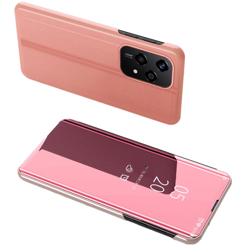 Für Honor 200 Lite Hülle Sichtfenster Ständer Leder Klapphandyhülle