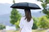 TRADE ONE Folding Sun and Automatic 30935 Umbrella, Rain, One-Touch Open/Close, Unisex, Navy,