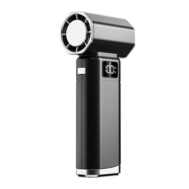 Ventilador de mano portátil recargable por USB mini ventilador de escritorio de alta velocidad