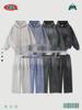 BE Winter 2025 Men's American Trend Plus Velvet Hooded Sweatshirt & Straight Casual Pants Two-Piece Set