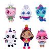 2026 New Gabbys Doll House Plush Toy Mercat Cartoon Stuffed Animals Smiling Cat Car Cat Hug Gaby Girl Birthday Gift