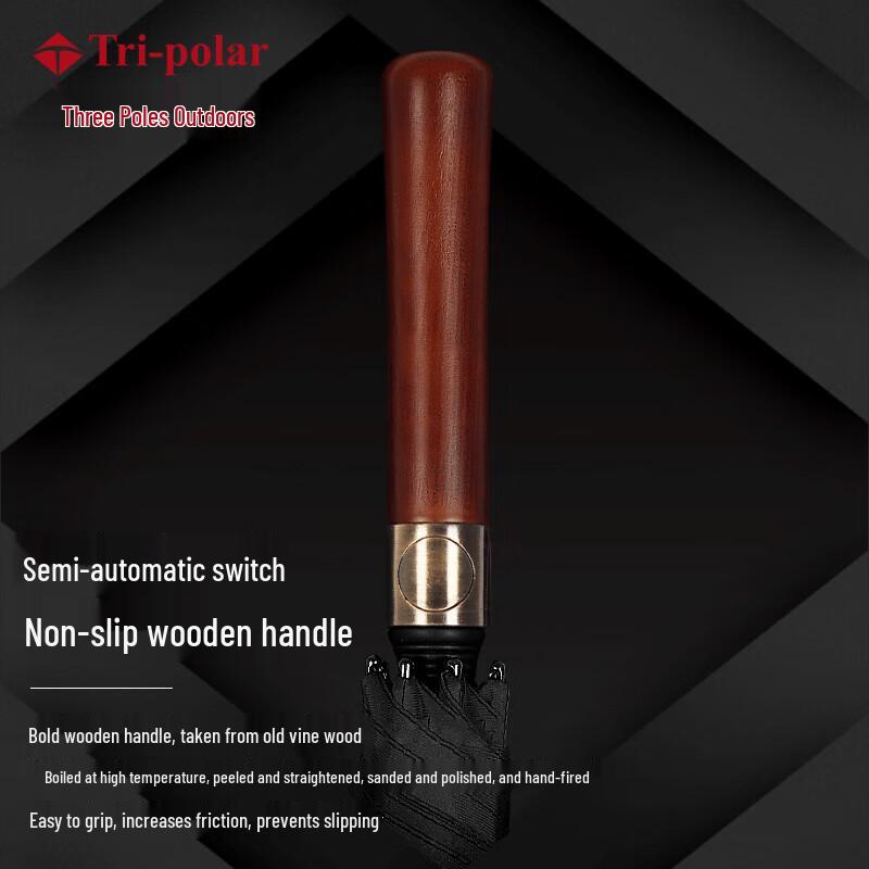 Sanjih Outdoor TP7058 Large Solid Wood Golf Umbrella