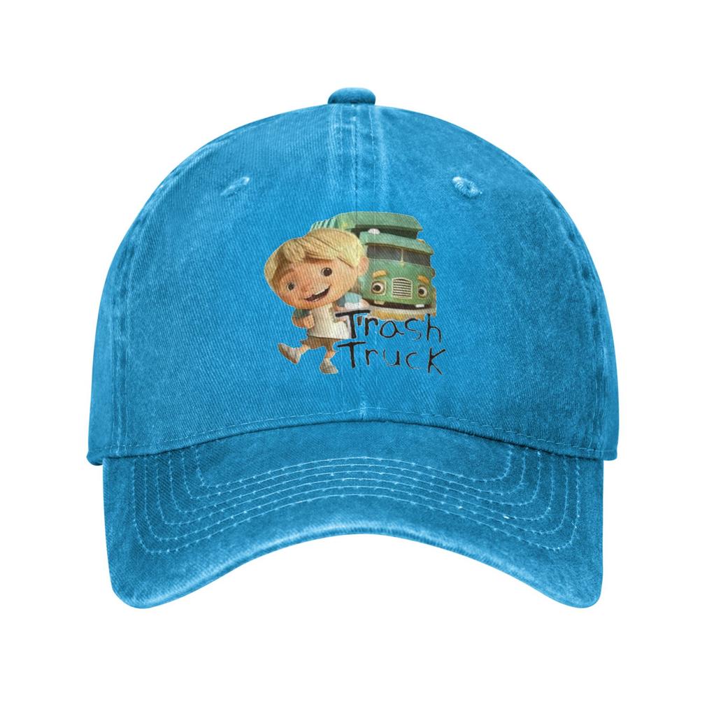 trash truck workart Denim Cap Casual Baseball Caps Adjustable Hat Summer Unisex Baseball Hats