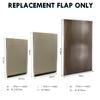 M - Extra Large Dog Pet Door Replacement Flap Compatible with PAC11-11038/11038/11040 Most Energy Efficient Less Shrinkage BPA F