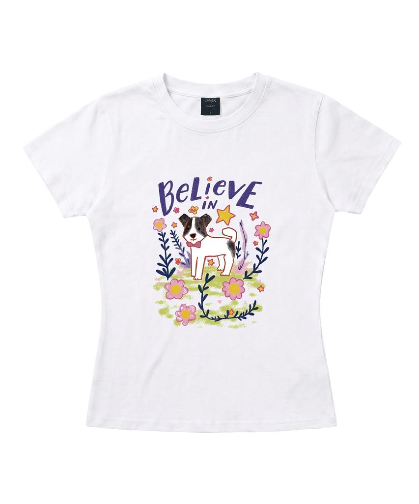 WILDROCK Hollysheesh Graphic Pigment Crop Short Sleeve T-Shirt Part02_4 Style (D Type)