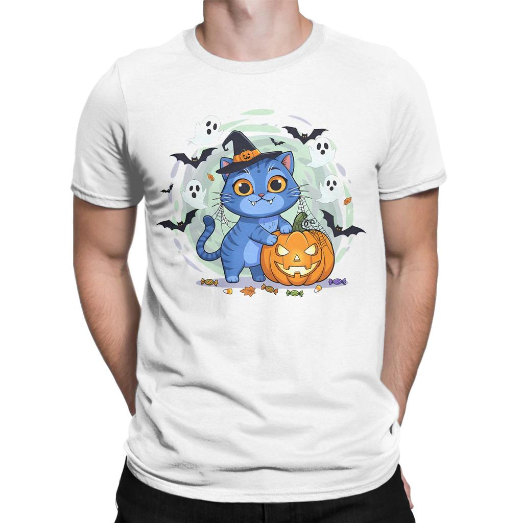 Spooky Derpy Tiger Halloween Demon Hunters T-Shirt Beach Popular T-Shirts Man Cotton Round Neck Plus Size Tees Street Style Tops