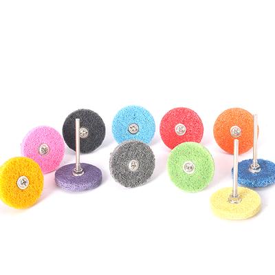 2/11 Stück Schleifpolierscheiben-Set 3/32''-2,35 mm Schaft Zum Reinigen Schleifen Rostentfernen Entgraten Metall Holz Stein