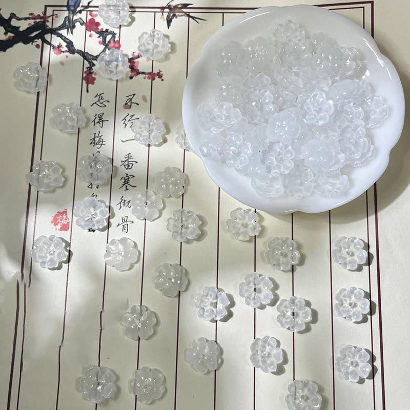 14mm Kvetinové Sklenené Korálky DIY Ručne Vyrábaný Náramok Náhrdelník Náušnice Šperkový Materiál DIY Nástroj Príslušenstvo na Výrobu Šperkov