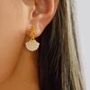 Fashion Metal Starfish Shell Stud Earrings For Women Men Boho Coastal Ocean Sea Star Ear Studs Earrings Summer Beach Jewelry