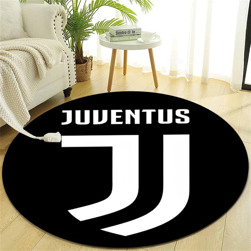 1pc Football Team (12) Design Printed Area Round Carpet for Bedroom Living Room Home Decor Rugs Mat Non Slip Mat Rug for Bedside