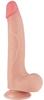 Sliding Skin Dildo with Balls 17 X 4cm - LoveToy SlidingSkin - Realistic Dildos