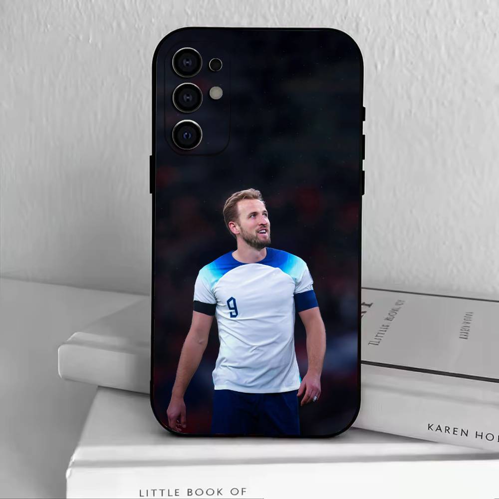 H-Harry K-Kane Phone Case Black Silicone Soft For Samsung S25,S24,S21,S22,S23,S30,Ultra,S20,Plus,Fe,Lite
