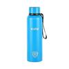 Vacuum Insulated Stainless Steel 750ml Flask Bottle For Hot Cold Drinks Travel Use With Wide Mouth And Leakproof Lid –  Blue