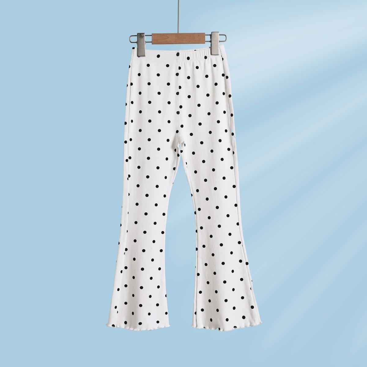 

Girls Korean Style Summer Flare Pants 2025 - Lightweight, Stylish Micro-Flare Pants for Kids 90cm білий