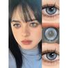 MillCreek Blaue Kontaktlinsen mit Grad 14,5 mm Comic Eye Glasperlenauge Iris-Stil 1 Jahr Gebrauch Augenkosmetik Farbige Kontaktlinsen für Kurzsichtigkeit