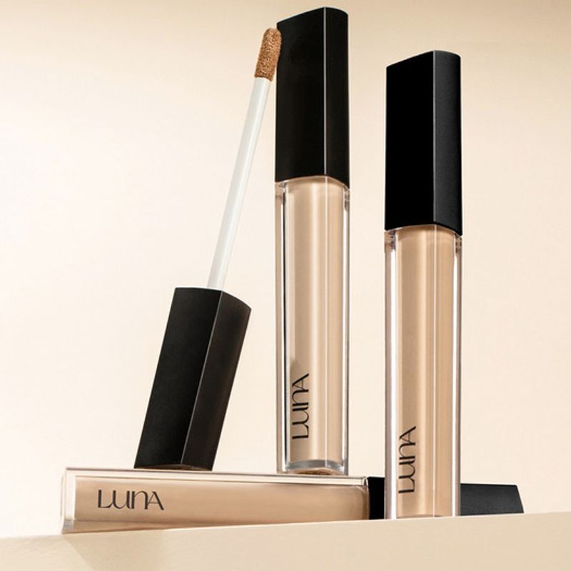 LUNA Long-Lasting Tip Concealer [1+1] No. 01 + No. 01 Vanilla