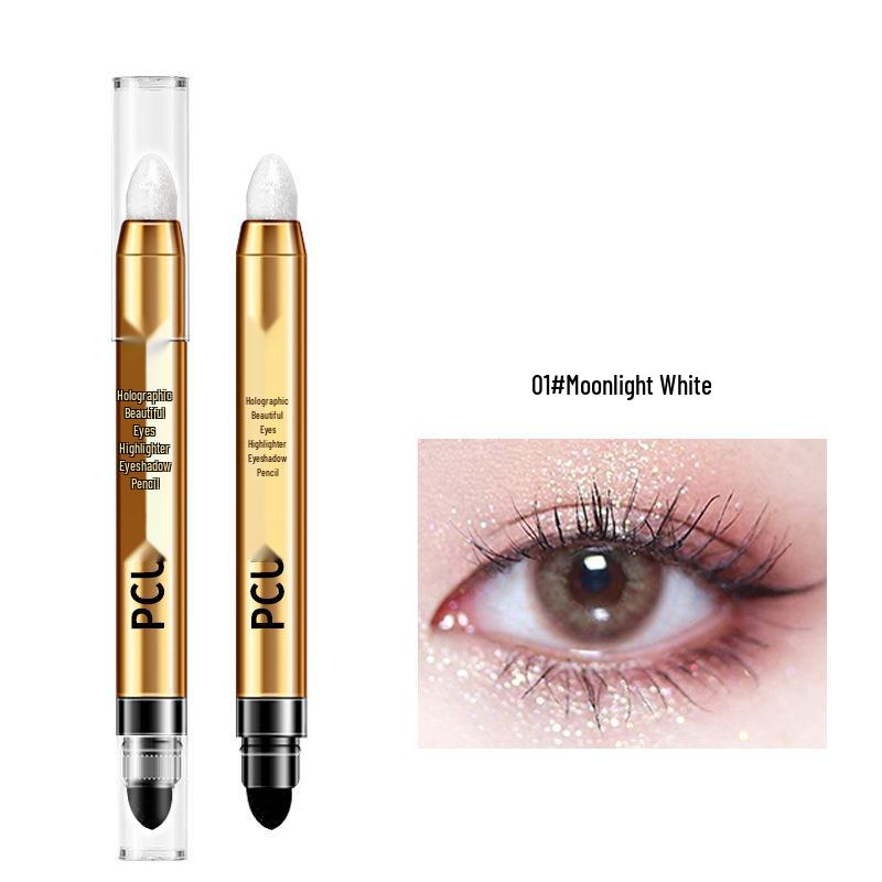 

PCU Двусторонний карандаш-подводка для глаз и тени для век с высоким сиянием - Коричневый молочный чай, Ленивый бриллиант, Осветляющая формула в одно касание