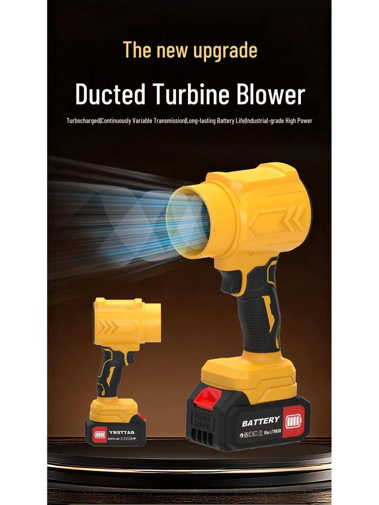 High-Power Lithium Battery Dust & Leaf Blower - Powerful Storm Fan for Home Use