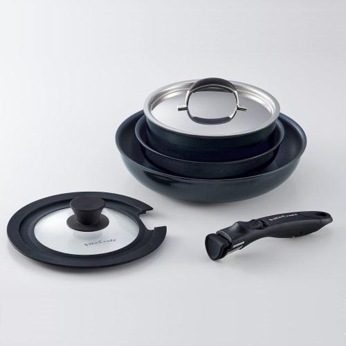 Vita Craft Easy Cooker 6-Piece Set, Black