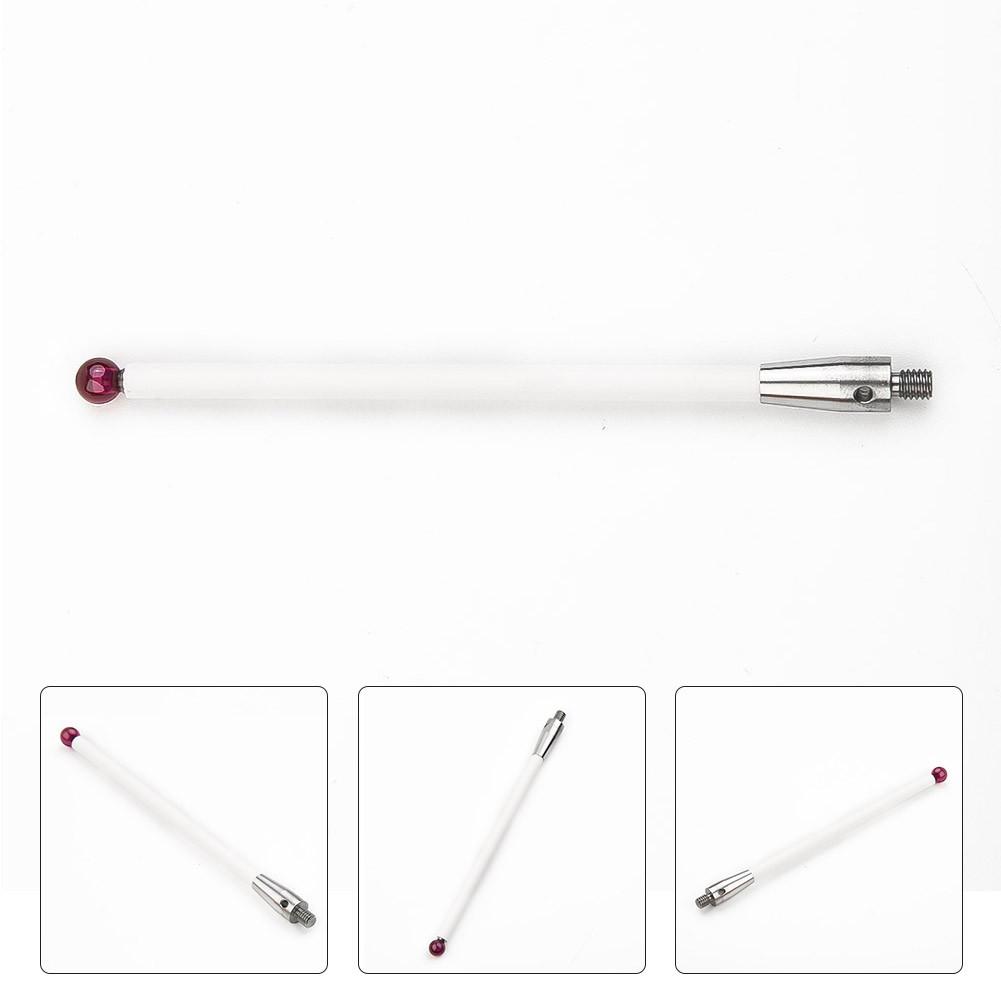 CMM Touch Probe Stylus 6mm Rubine Ball CNC Tip Ceramic Shaft  A-5000-3712