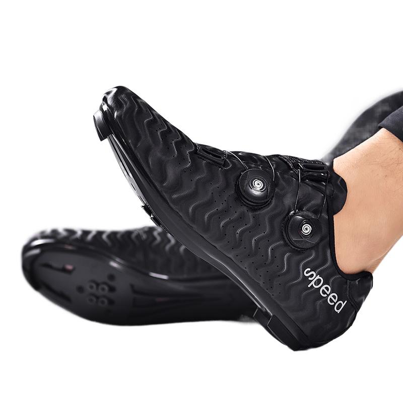 Autumn and Winter Mountain Bike Unlocked Shoes Bicycle Men's and Women's Cycling Shoes Road Bike Lock Shoes Wide Hard Sole Unlocked Shoes Cycling Sho