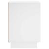 Nightstand 2 Pcs White 33.5 X 34.5 X 50 Cm Engineered Wood