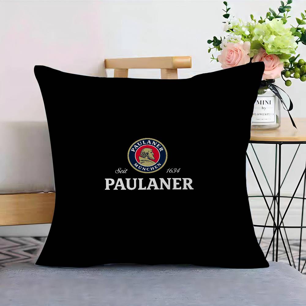 Deutsches Bier Paulaner Kissen Geschenk Heim Büro Dekoration Schlafzimmer Sofa Auto Kissenbezug Hülle 45x45