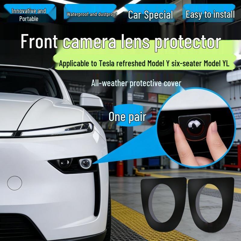 Tesla Model Y Six-Seater Wear-Resistant Front Camera Lens Cover