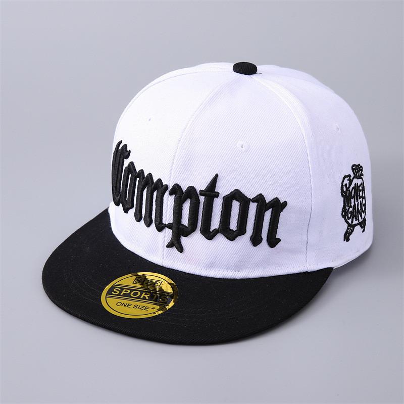 Compton Baseball Cap With Large Brim For Streetwear And Hip Hop Style