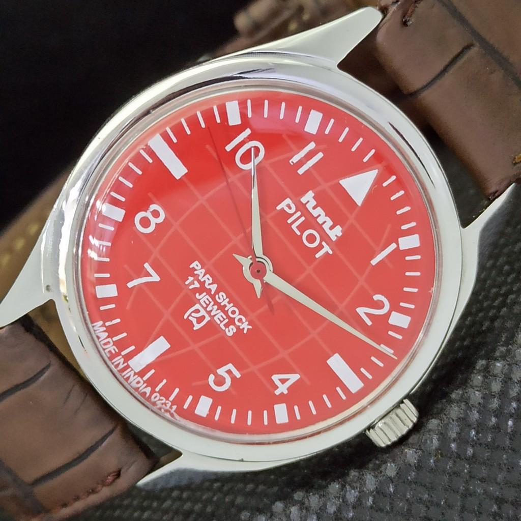 

USED HMT PILOT INDIAN MENS MECHANICAL WATCH a300350-1 Sku566b-a300350