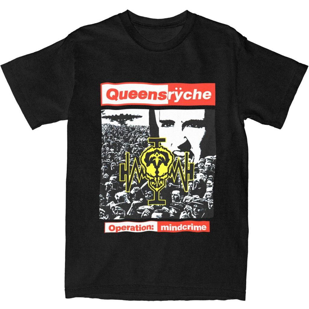 Queensryche Operation Mindcrime für Männer Frauen T-Shirts Merch Einzigartiges T-Shirt T-Shirt 100% Baumwolle Einzigartige Kleidung