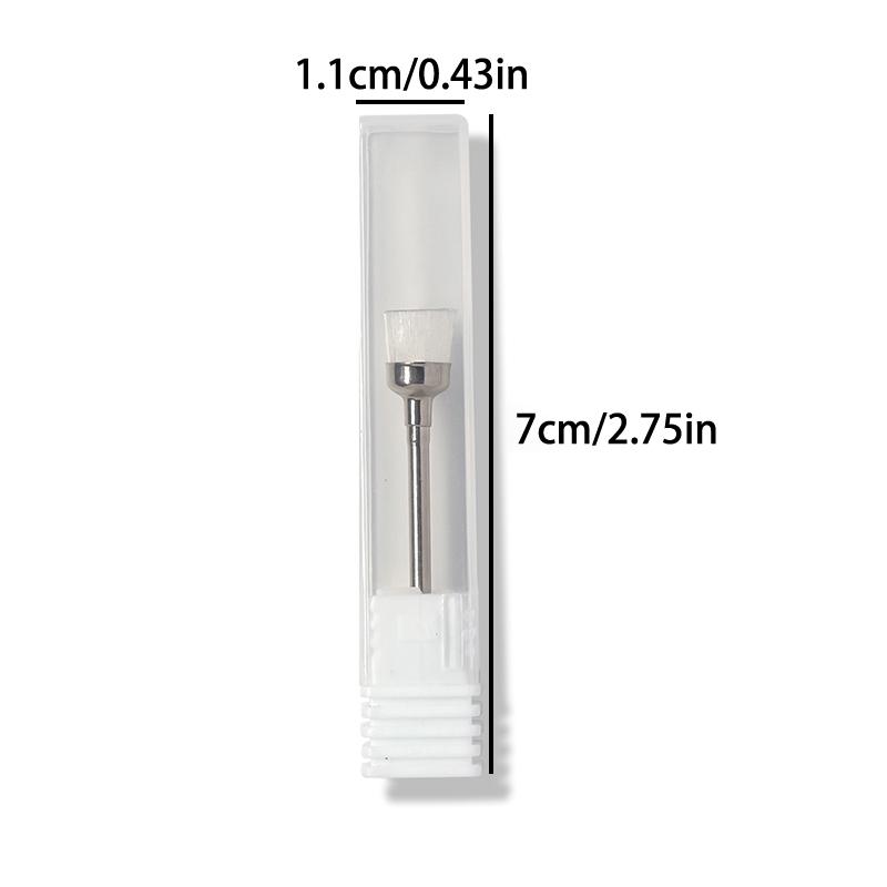 1Pcs Manicure Cutter Nail Drill Bit Cleaning Brush Remove Dust Clean Soft Hard Drill Grinding Head Cleaner Tools