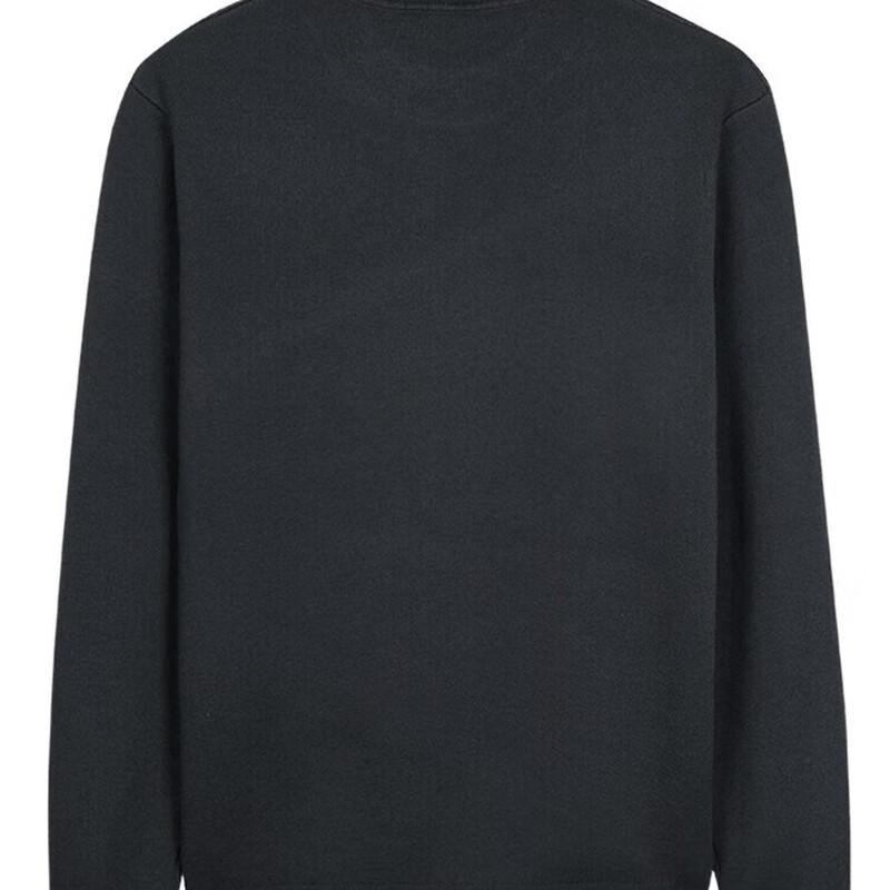 TRiES Men's 100% Wool Ribbed Collar Pullover Sweater