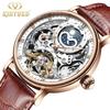 Reloj Mecánico de Negocios para Hombre KINYUED Automático Tourbillon Multifuncional