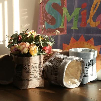 1 Stück-Nordischer Blumentopf Ins Kraftpapier Kreativer Stoff Blumentopf Set Wohnzimmer Topfpflanze Blumentopf Dekoration Zuhause Blumentopf