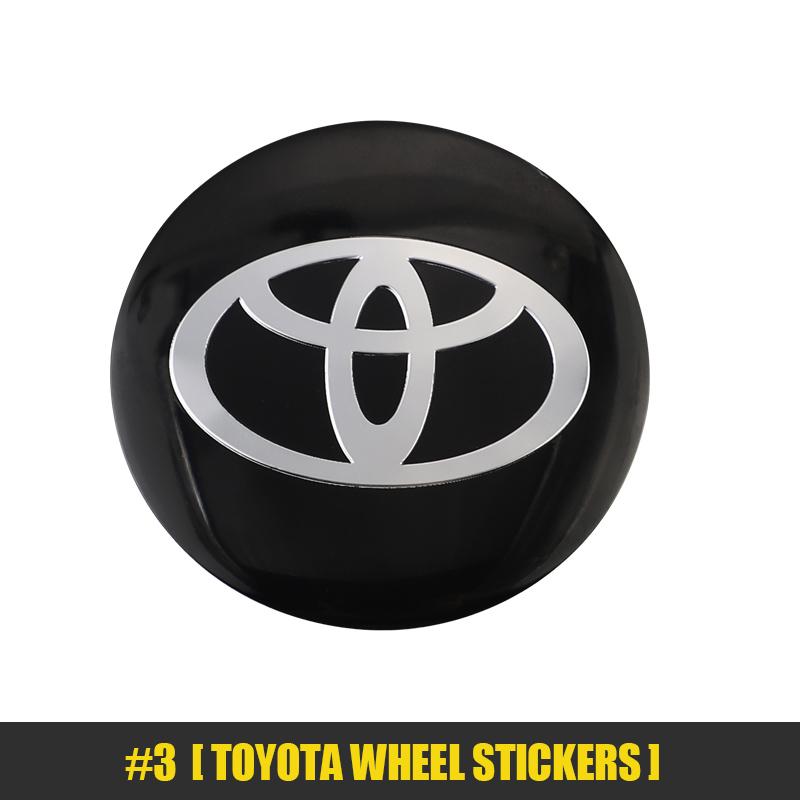 4 Pezzi 56mm Adesivi Ruote Auto Tappo Centrale Mozzo Emblema Auto Badge Decalcomania Per Per Toyota Yaris Corolla Prius Auris Camry Avalon Sienna