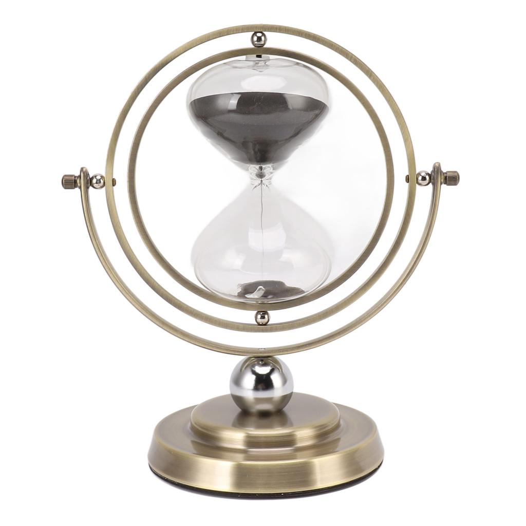Metal Hour Glass Simple Modern Accurate Timing Delicate Sand Timer Home Decoration Bronze Color
