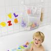 Mesh Bathtub Toy Storage Basket,Tub Holder Bag,Shower Caddy Hanging Bucket Bin,Baby Bathroom Organizer With2 Adhesive Wall Hooks