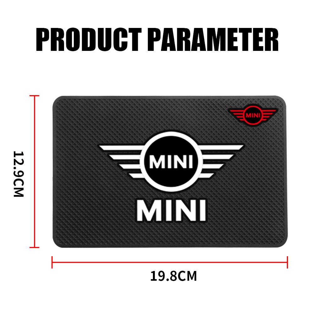 Silicone Car Dashboard Phone Toy Ornament Anti Slip Mat For Mini Cooper JCW Works F54 F55 F56 F57 F60 R50 R52 R53 R55 R56 R57
