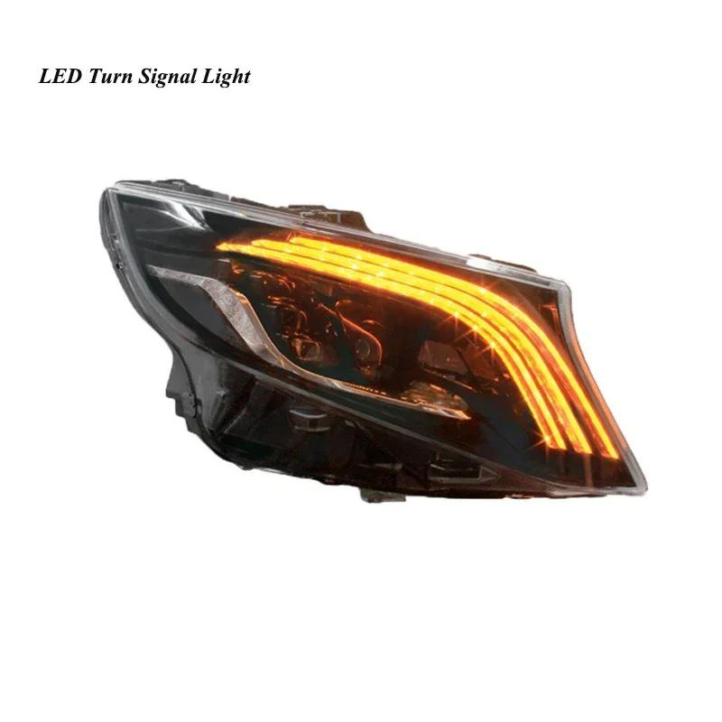 btxrjg1 Pair LED Headlights For Mercedes Benz Metris Vito W447 2016-2022 Front DRL Turn Signal Lights Assembly Car Accessories