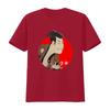 Premium Japanese Kabuki Ukiyo e Sharaku Print Short sleeve T Shirt vintage Washed Stylish homme Top For Everyday Wear Stretched