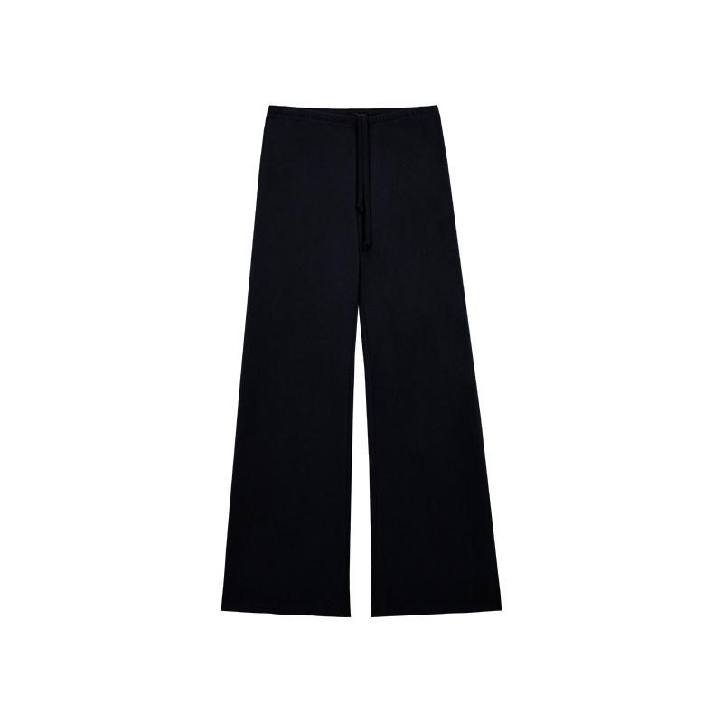 Audwyn Women s 2026 Summer Cupro Drawstring Wide-Leg Pants M
