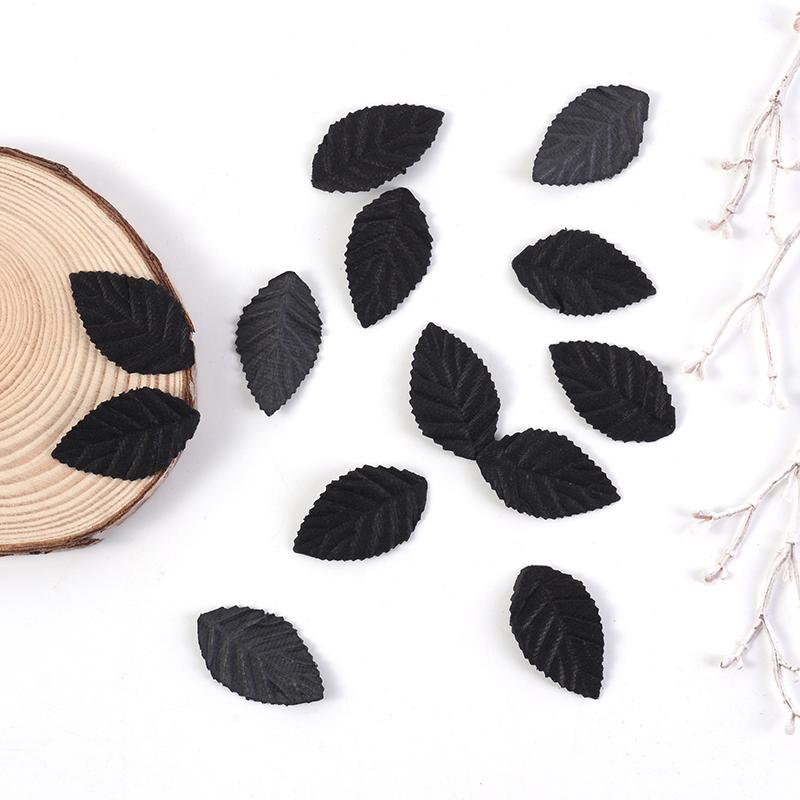 30Pcs 4CM Tree Leaf Artificial Flower Leaves For Home Wedding Decoration 2025 Fall Wreath Garland Bookmark Decor DIY Accessories