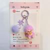 Resin Flocking Monchichi Keychain Cute Monkey Baby Trendy Keyring Cartoon Pendent Keys Bags Hanging Accessories Small Gifts