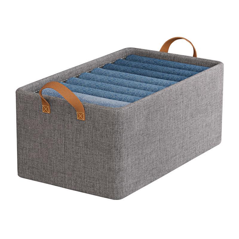 7-Piece Steel Frame Fabric Wardrobe Organizer Set